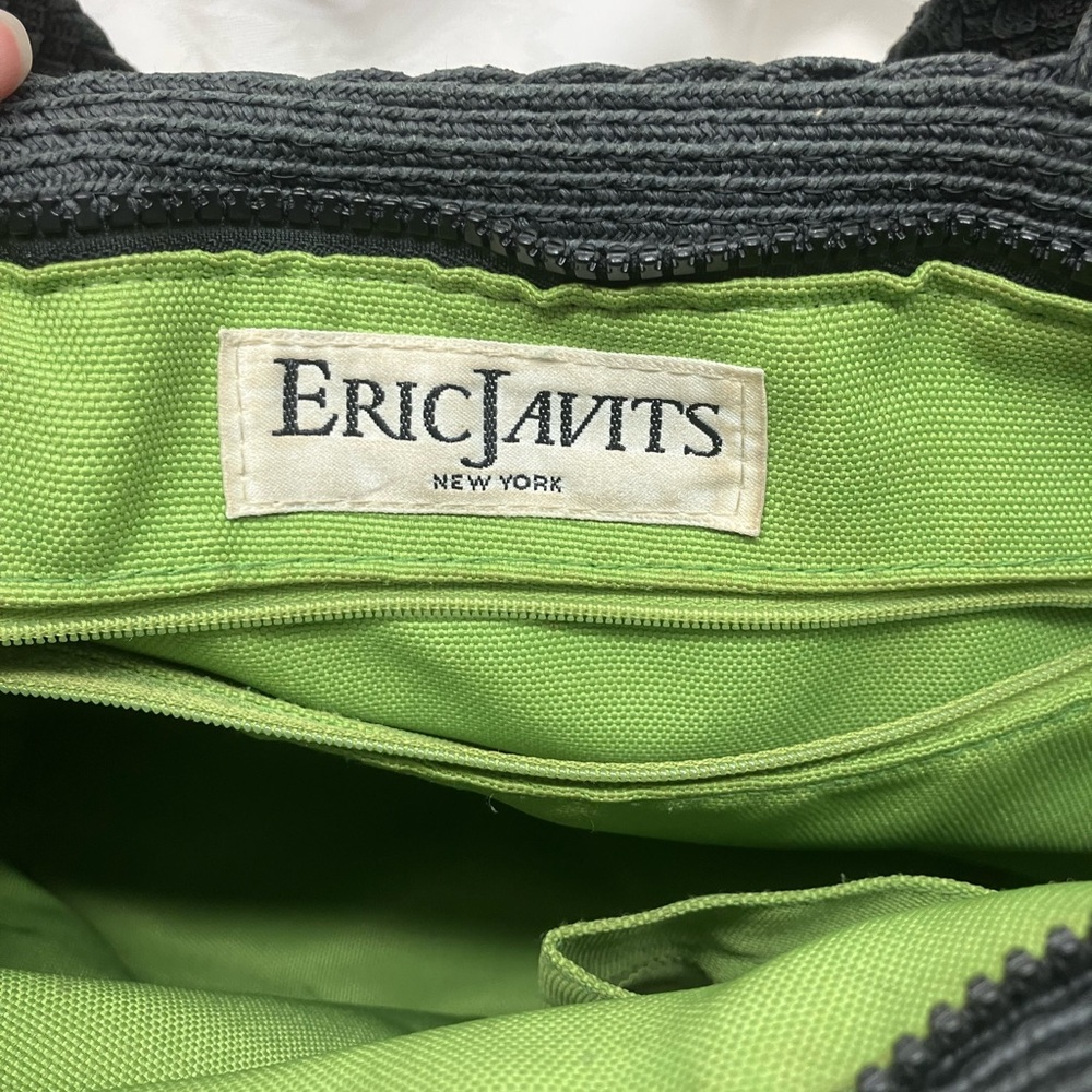 Vintage Eric Javits Blue Tote Bag - Picture 6 of 12